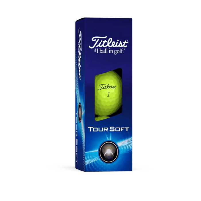 Titleist Tour Soft Yellow Personalized Golf Balls - Titleist