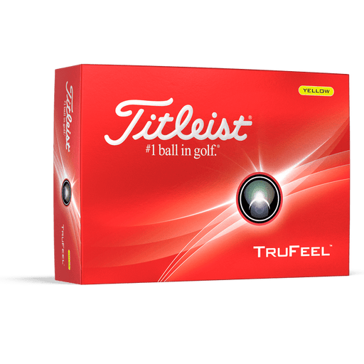 Titleist TruFeel Yellow Logo Golf Balls 2025 - Titleist