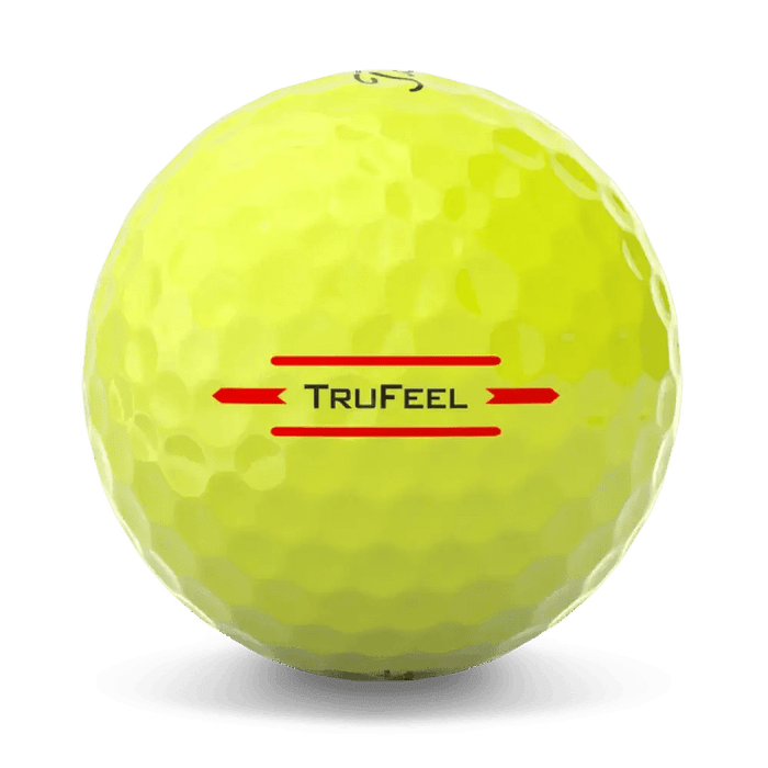 Titleist TruFeel Yellow Logo Golf Balls 2025 - Titleist