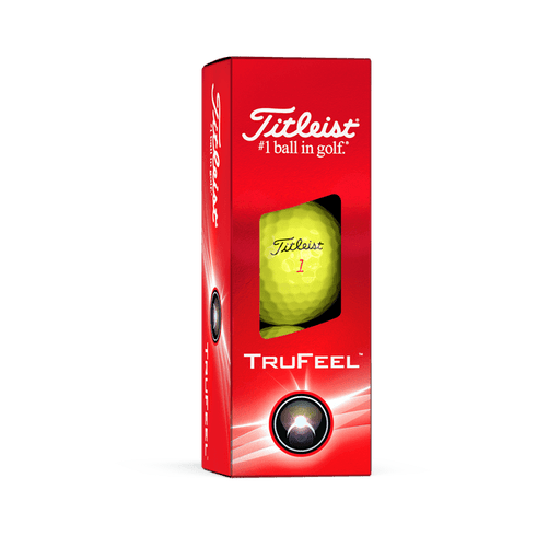 Titleist TruFeel Yellow Logo Golf Balls 2025 - Titleist