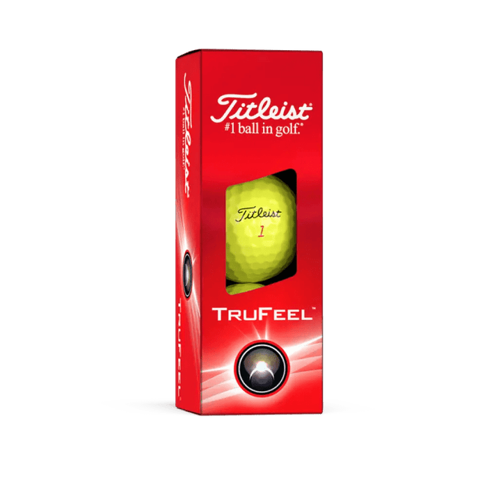 Titleist TruFeel Yellow Personalized Golf Balls - Titleist