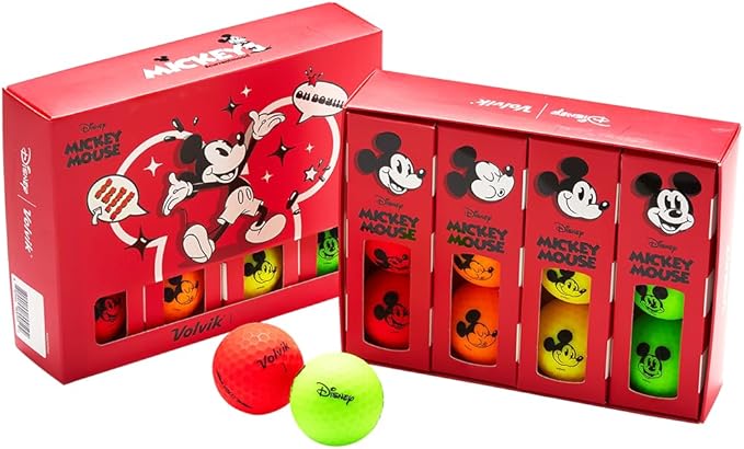 Volvik Disney - Mickey Mouse Golf Ball Dozen - Volvik