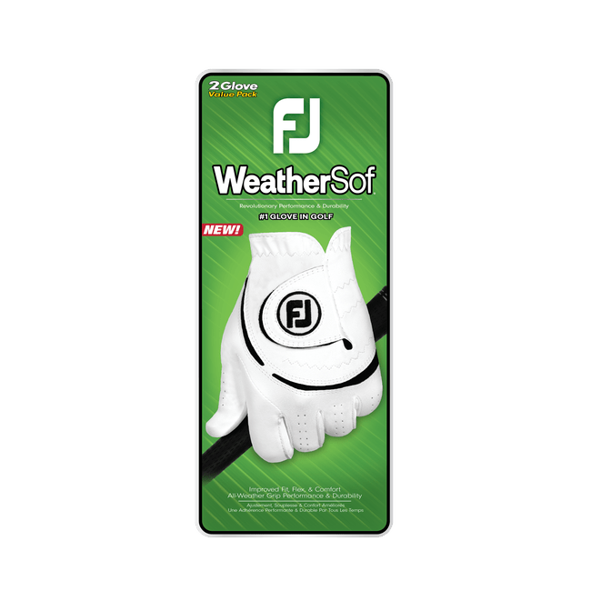 WeatherSof - Women's Golf Gloves (2 Pack) - FootJoy