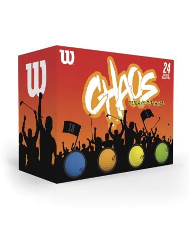 Wilson Chaos Golf Balls 24 Pack - Wilson