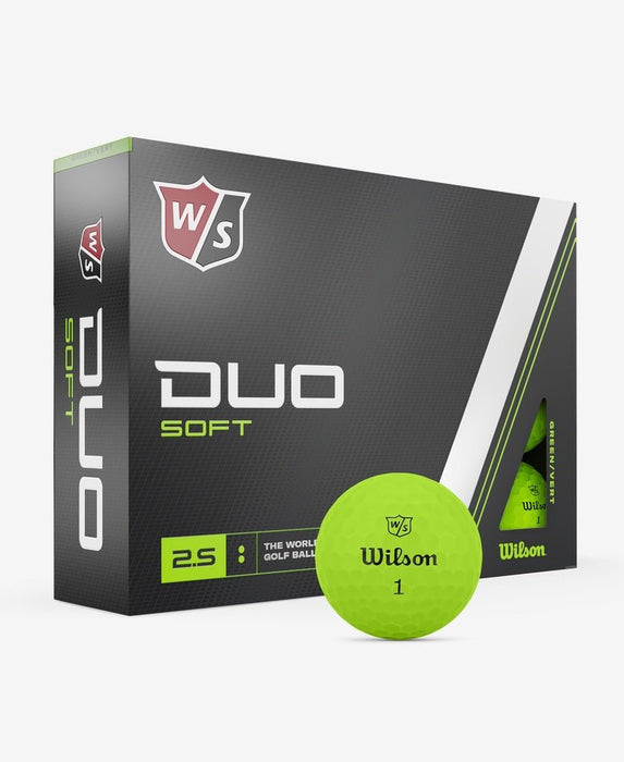 Wilson Staff Duo Soft Green Golf Balls - Wilson