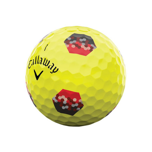 Callaway Chrome Tour TruTrack Yellow Golf Balls - Callaway