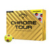 Callaway Chrome Tour TruTrack Yellow Golf Balls - Callaway