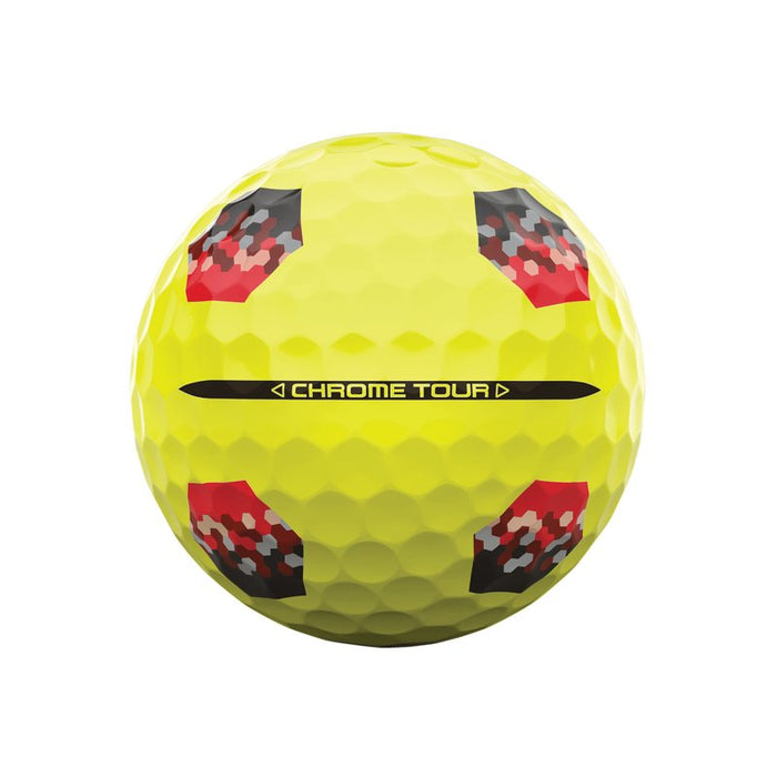 Callaway Chrome Tour TruTrack Yellow Golf Balls - Callaway