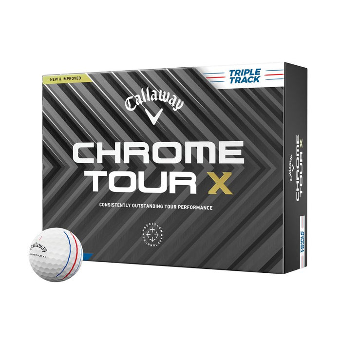 Callaway Chrome Tour X Triple Track Personalized Golf Balls - Callaway