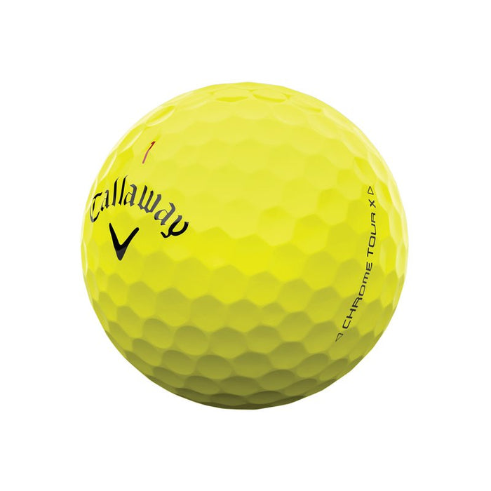 Callaway Chrome Tour X Yellow Golf Balls - Callaway