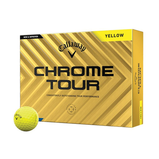 Callaway Chrome Tour Yellow Golf Balls - Callaway