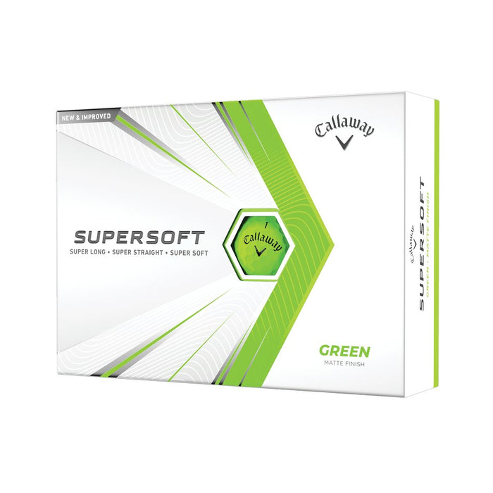 Callaway Supersoft Matte Green Golf Balls - Callaway