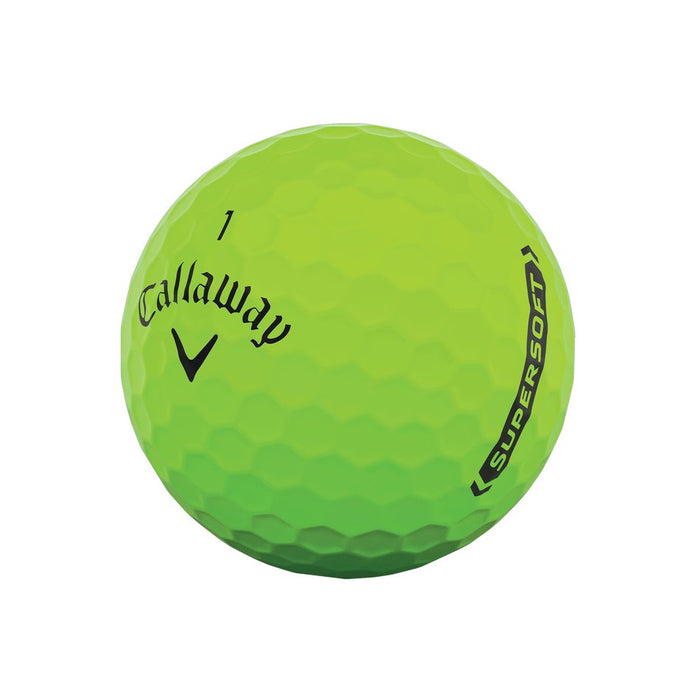 Callaway Supersoft Matte Green Golf Balls - Callaway