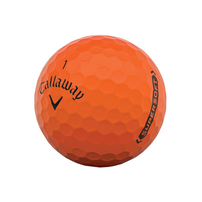 Callaway Supersoft Matte Orange Golf Balls - Callaway