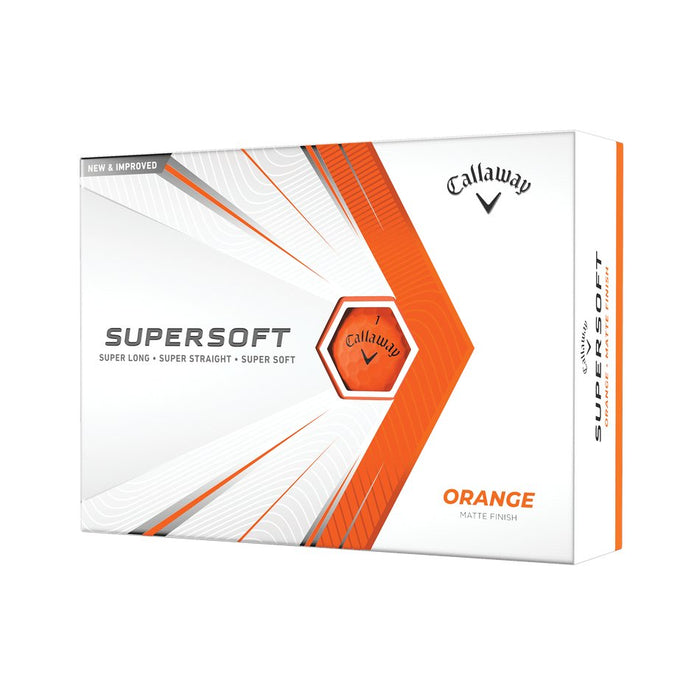 Callaway Supersoft Matte Orange Golf Balls - Callaway