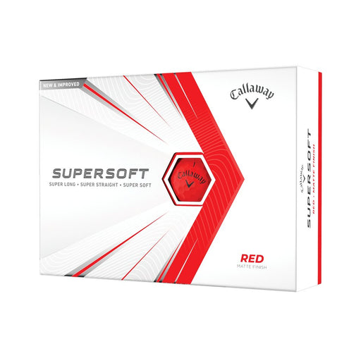 Callaway Supersoft Matte Red Golf Balls - Callaway