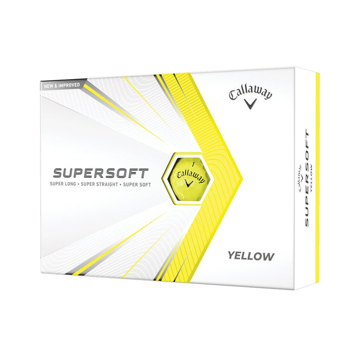 Callaway Supersoft Yellow Golf Balls - Coastal Golf Limited Canada.