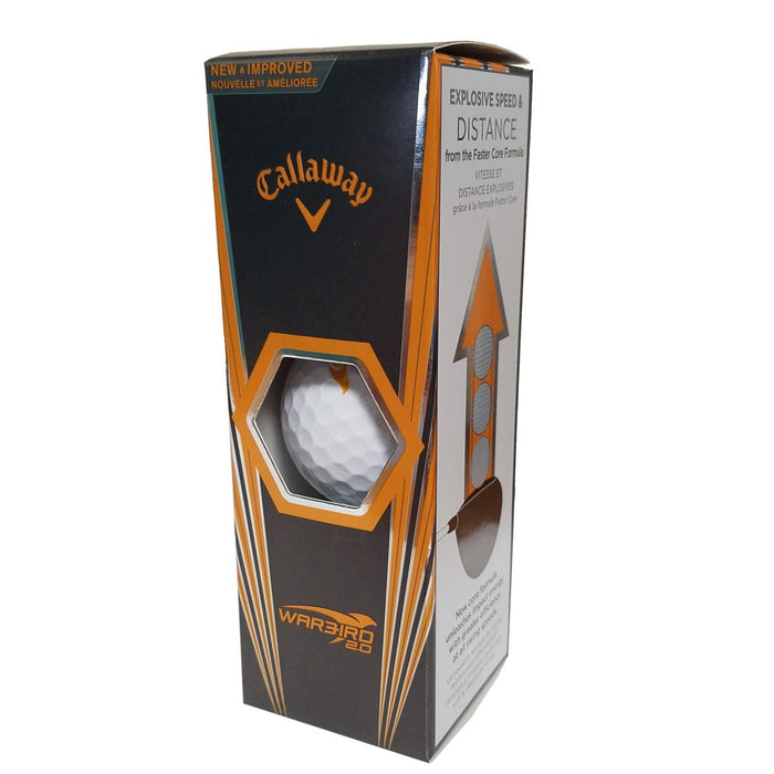 Callaway Warbird 2.0 Golf Balls Coastal Golf Logo Sleeve - Callaway