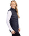 Clique Hudson Insulated Womens Full-Zip Puffer Vest - Cutter & Buck