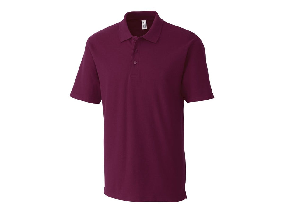 Clique Men's Addison All Cotton Pique Short Sleeve Polo - Cutter & Buck