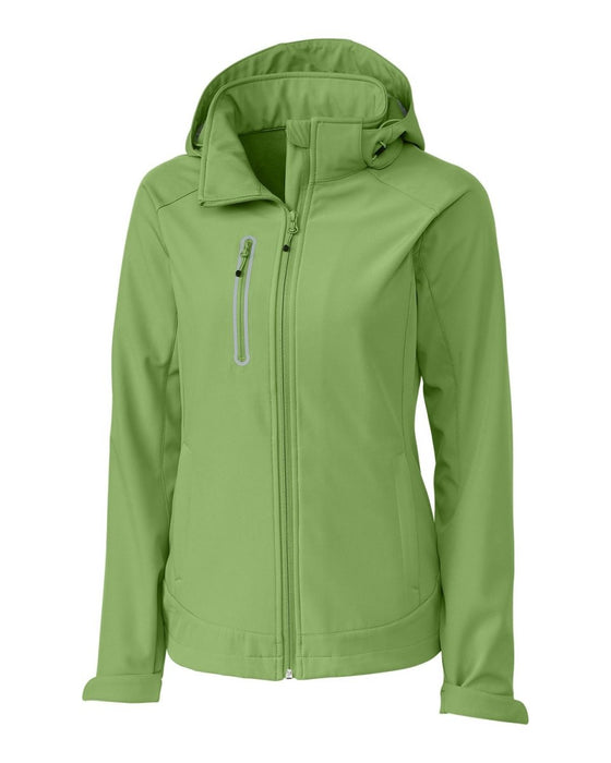 Clique Milford Waterproof Softshell Full Zip Hooded Womens Jacket - Cutter & Buck