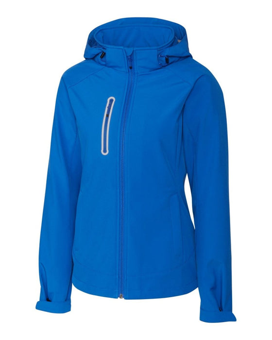 Clique Milford Waterproof Softshell Full Zip Hooded Womens Jacket - Cutter & Buck