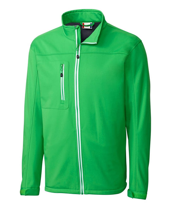 Clique Telemark Stretch Softshell Full Zip Mens Jacket - Cutter & Buck