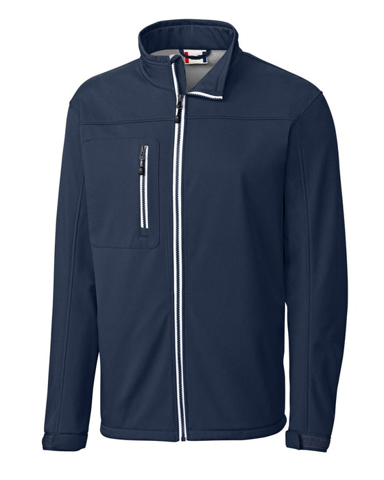 Clique Telemark Stretch Softshell Full Zip Mens Jacket - Cutter & Buck