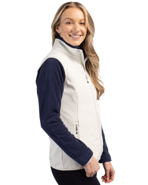 Clique Trail Stretch Softshell Women's Full Zip Vest - Cutter & Buck