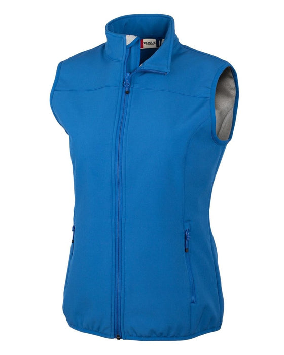 Clique Trail Stretch Softshell Women's Full Zip Vest - Cutter & Buck