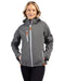 Clique Women's Serac Stretch Softshell Hooded Full Zip Jacket - Cutter & Buck