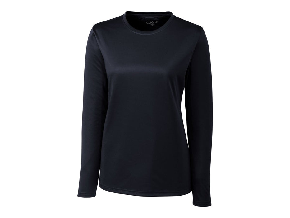 Clique Womens Spin Eco Performance Long Sleeve Tee Shirt - Cutter & Buck