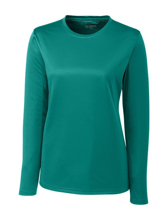 Clique Womens Spin Eco Performance Long Sleeve Tee Shirt - Cutter & Buck