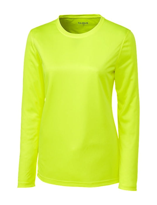 Clique Womens Spin Eco Performance Long Sleeve Tee Shirt - Cutter & Buck