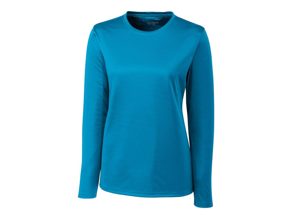 Clique Womens Spin Eco Performance Long Sleeve Tee Shirt - Cutter & Buck