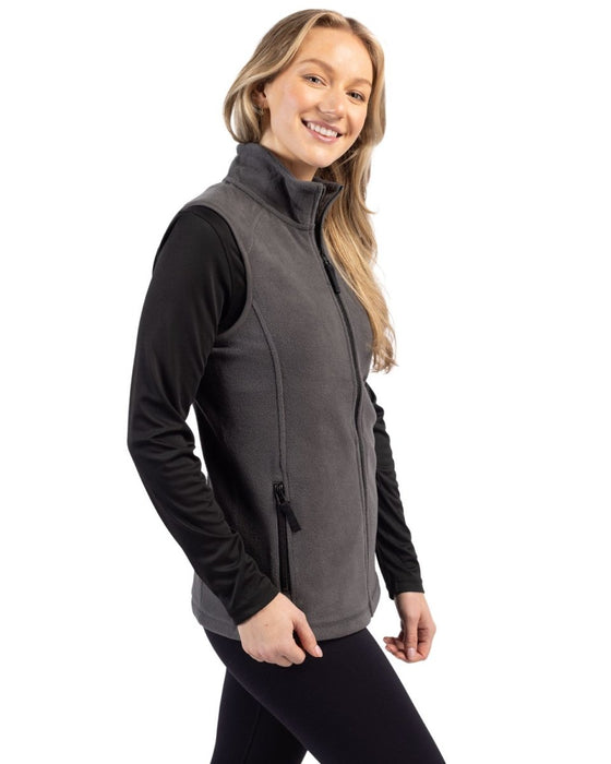 Clique Women's Summit Full Zip Microfleece Vest - Cutter & Buck