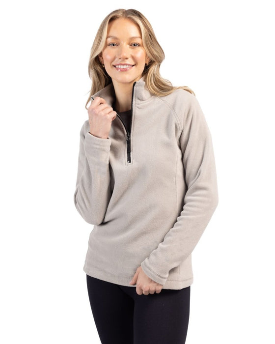 Clique Women's Summit Performance Fleece Half Zip Pullover Jacket - Cutter & Buck