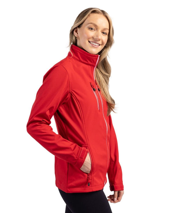 Clique Women's Telemark Stretch Softshell Full Zip Jacket - Cutter & Buck