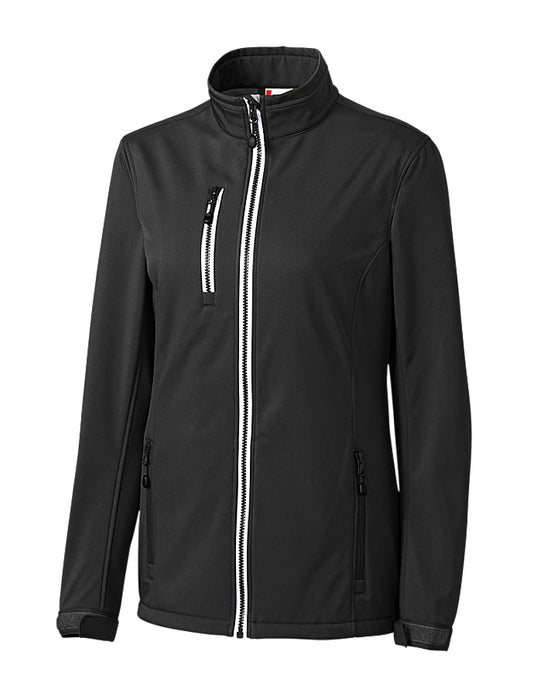 Clique Women's Telemark Stretch Softshell Full Zip Jacket - Cutter & Buck