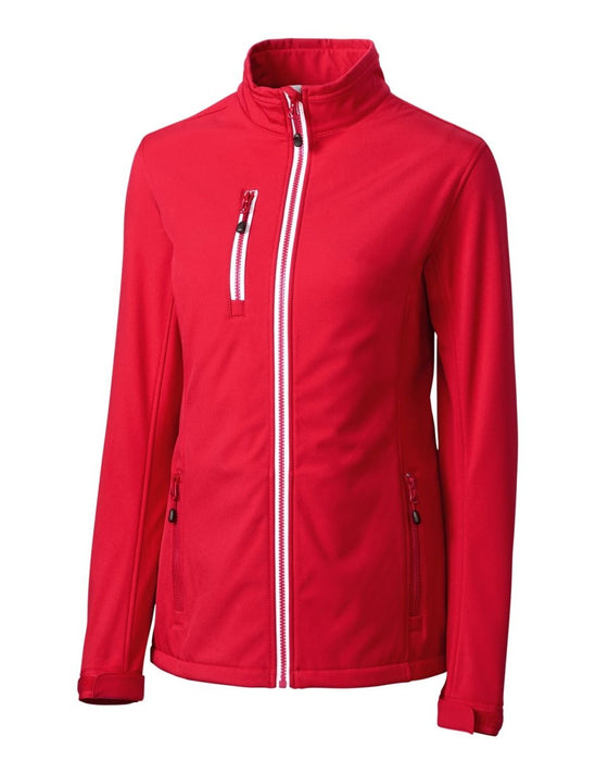 Clique Women's Telemark Stretch Softshell Full Zip Jacket - Cutter & Buck