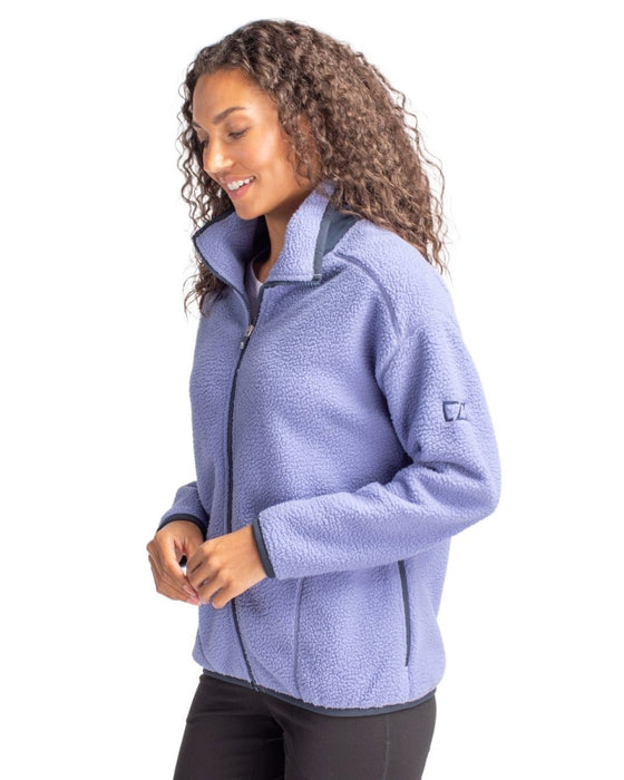 Cutter & Buck Cascade Eco Sherpa Womens Fleece Jacket - Cutter & Buck