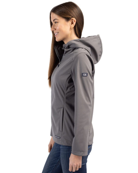 Cutter & Buck Evoke Eco Softshell Recycled Full Zip Womens Jacket - Cutter & Buck