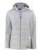 Cutter & Buck Evoke Hybrid Eco Softshell Recycled Full Zip Womens Hooded Jacket - Cutter & Buck