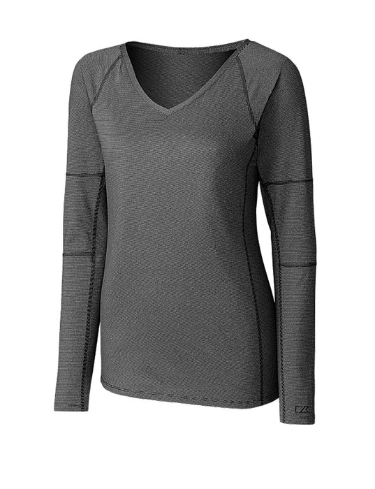 Cutter & Buck Long Sleeve Victory V Neck - Cutter & Buck