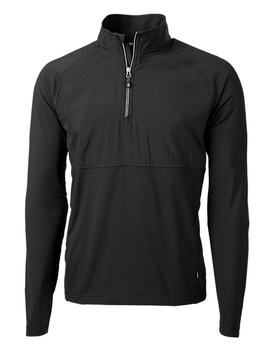 Cutter & Buck Men's Adapt Eco Knit Hybrid Recycled Quarter Zip - Cutter & Buck