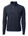 Cutter & Buck Men's Adapt Eco Knit Hybrid Recycled Quarter Zip - Cutter & Buck