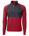 Cutter & Buck Men's Adapt Eco Knit Hybrid Recycled Quarter Zip - Cutter & Buck