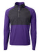 Cutter & Buck Men's Adapt Eco Knit Hybrid Recycled Quarter Zip - Cutter & Buck