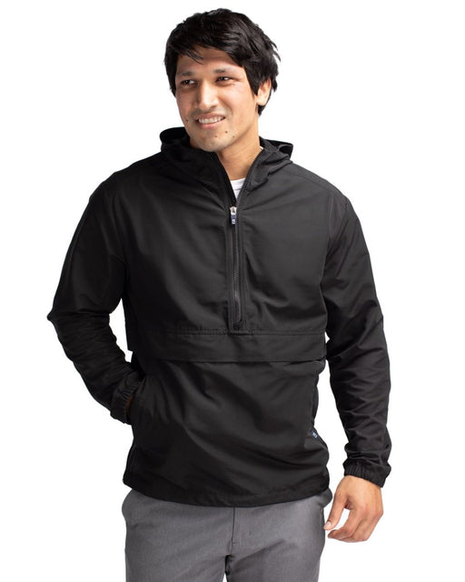 Cutter & Buck Men's Charter Eco Knit Recycled Anorak Jacket - Cutter & Buck