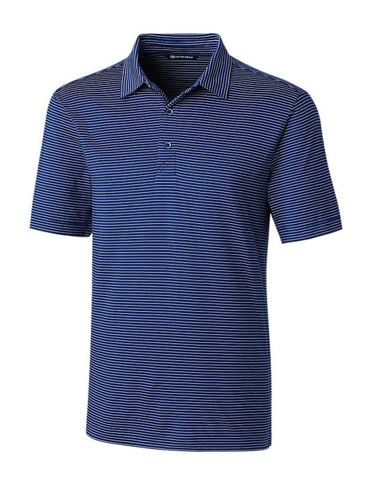 Cutter & Buck Men's Forge Pencil Stripe Stretch Polo - Cutter & Buck